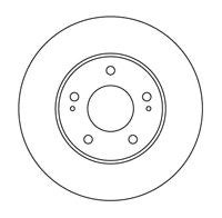 NF PARTS Тормозной диск 203034NF